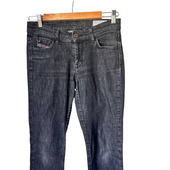 DIESEL Womens Black HI-VY Stretch Low Rise Skinny Leg Denim Jeans Size 26x30 - Picture 10 of 12